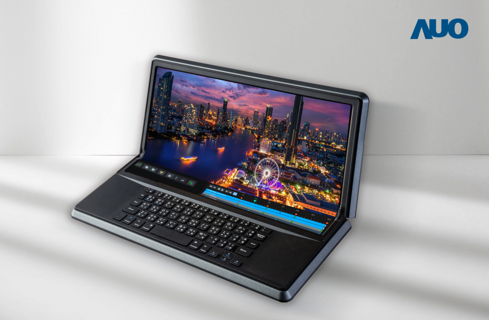 z6尊龙(中国有限公司)-官方网站14.6吋Micro LED折迭显示屏幕，搭配半径4mm的弯折绞炼，以及高画素、高亮度、高对比度的显示技术特点，即便在大视角下仍保有绝佳色相与亮度