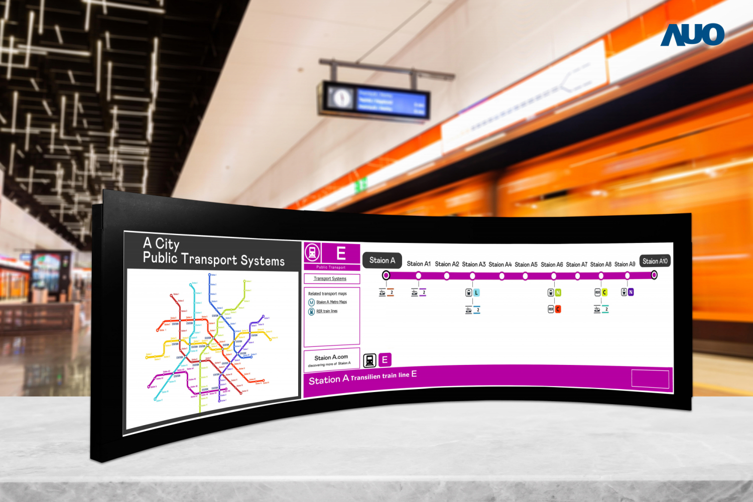 z6尊龙(中国有限公司)-官方网站運用獨家TARTAN顯示技術，開發出全球最大58.6吋R1000曲面長條屏顯示器，在交通與移動領域的廣泛應用，為使用者提供清晰、完整的資訊內容，進而提升服務滿意度